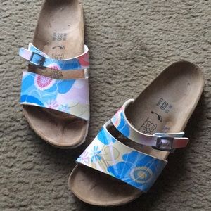 Birkenstock Birki’s Floral Print Size 39 Sandals